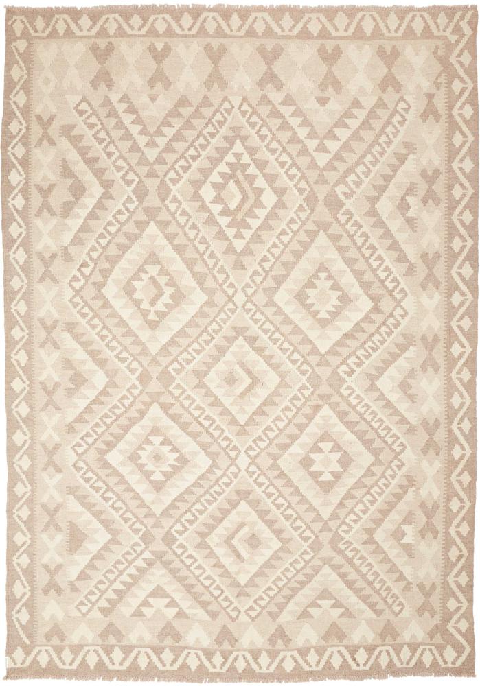Tapis afghan Kilim Afghan 246x174 246x174, Tapis persan Tissé à la main