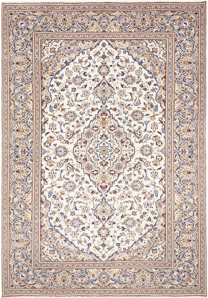 Περσικό χαλί Keshan 351x246 351x246, Περσικό χαλί Οι κόμποι έγιναν με το χέρι