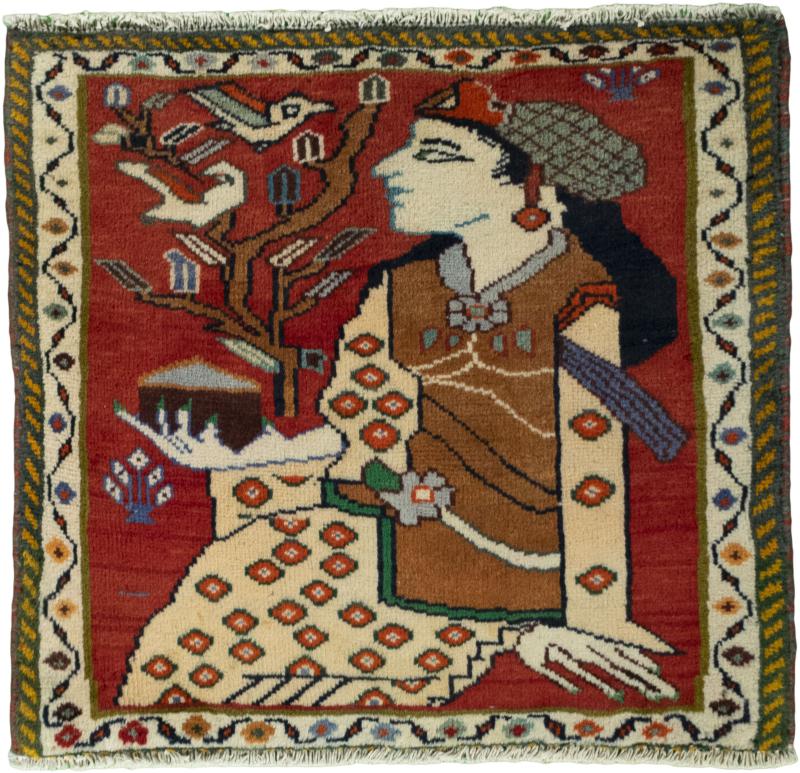 Tappeto persiano Shiraz 1'11"x2'0" 1'11"x2'0", Tappeto persiano Annodato a mano