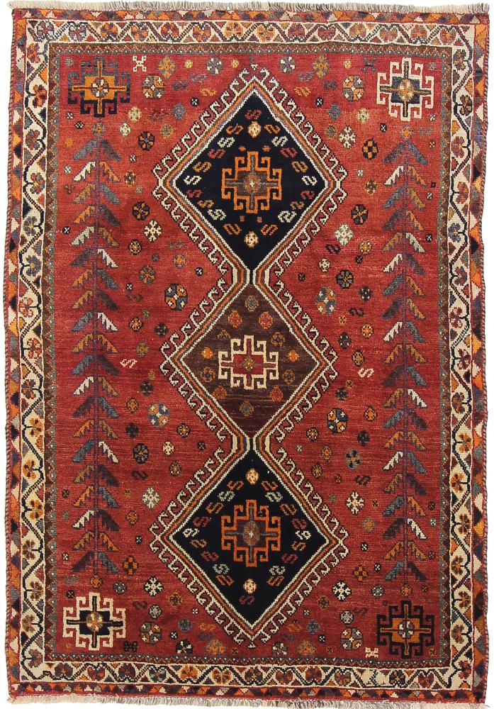 Perzsa szőnyeg Ghashghai 191x134 191x134, Perzsa szőnyeg Kézzel csomózva