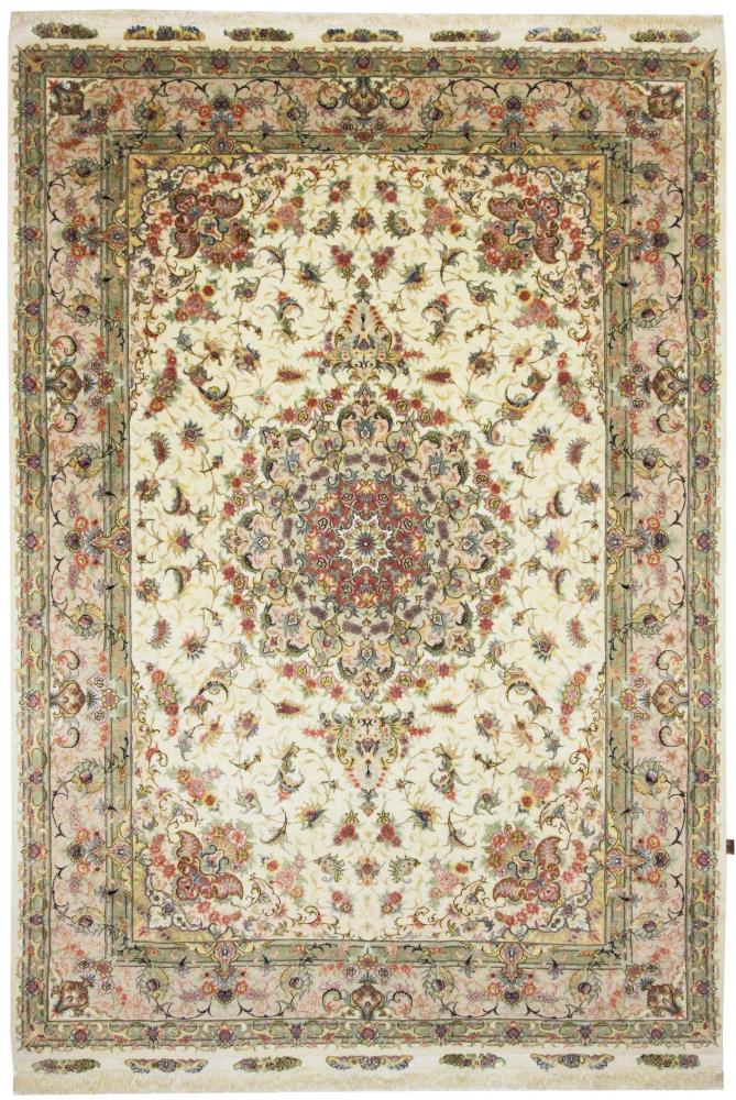 Perzsa szőnyeg Tabriz 60Raj Selyemfonal 11'5"x8'1" 11'5"x8'1", Perzsa szőnyeg Kézzel csomózva