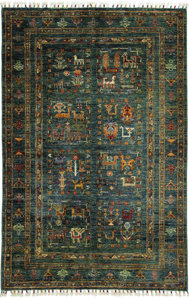 Tapis afghan Arijana Klassik 153x103 153x103, Tapis persan Noué à la main