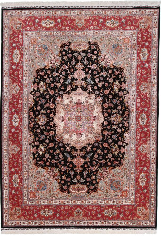 Persisk tæppe Tabriz 70Raj Ghorbani Silketrend 353x255 353x255, Persisk tæppe Knyttet i hånden