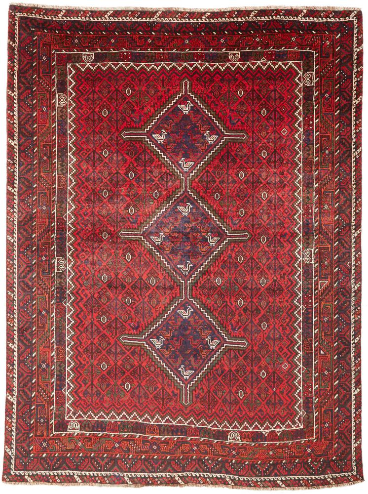 Alfombra persa Shiraz 8'9"x6'6" 8'9"x6'6", Alfombra persa Anudado a mano