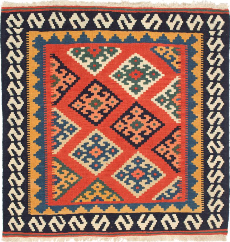 Tapete persa Kilim Fars 103x100 103x100, Tapete persa Tecido à mão