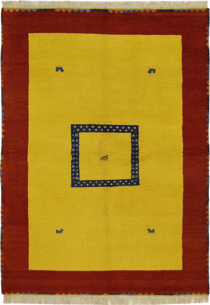 Alfombra india Gabbeh 233x171 233x171, Alfombra persa Anudado a mano