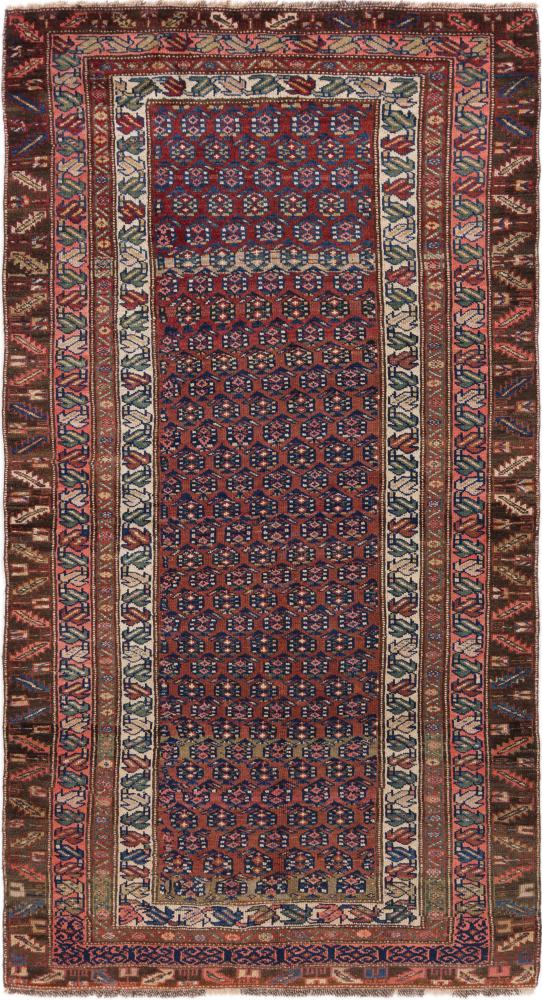 Alfombra rusa Azerbaijan Antiguo 235x125 235x125, Alfombra persa Anudado a mano