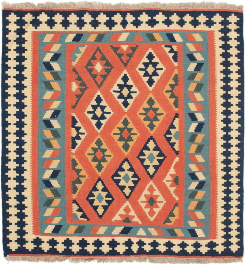 Tapete persa Kilim Fars 103x103 103x103, Tapete persa Tecido à mão