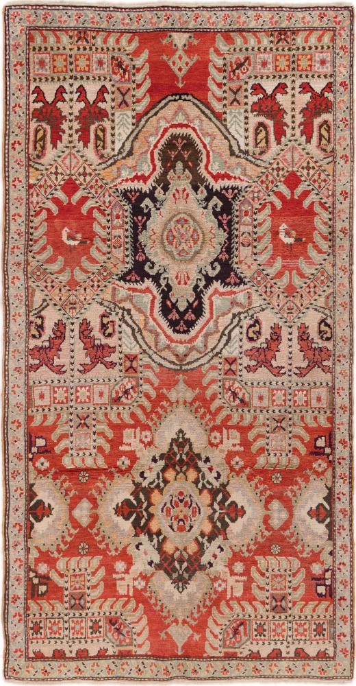 Alfombra rusa Azerbaijan Antiguo 210x111 210x111, Alfombra persa Anudado a mano