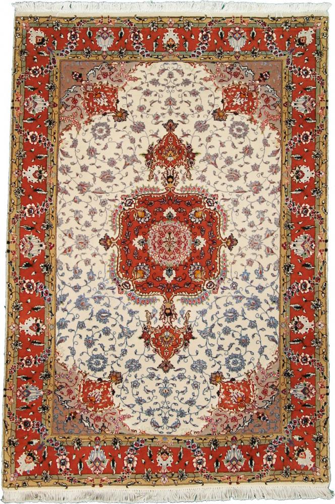 Tapete persa Tabriz 50Raj 153x102 153x102, Tapete persa Atado à mão