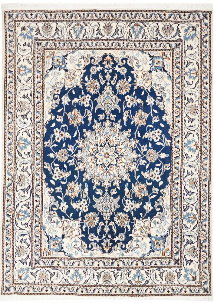 Tapis persan Naïn 201x143 201x143, Tapis persan Noué à la main