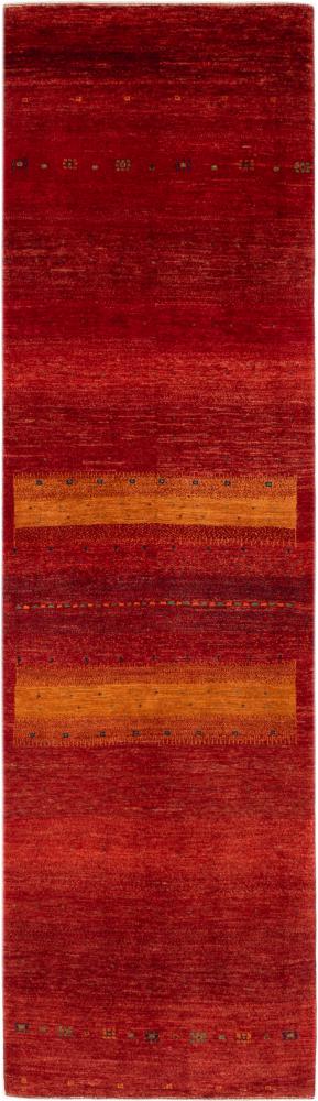 Tapis persan Persan Gabbeh Loribaft Essence 309x86 309x86, Tapis persan Noué à la main