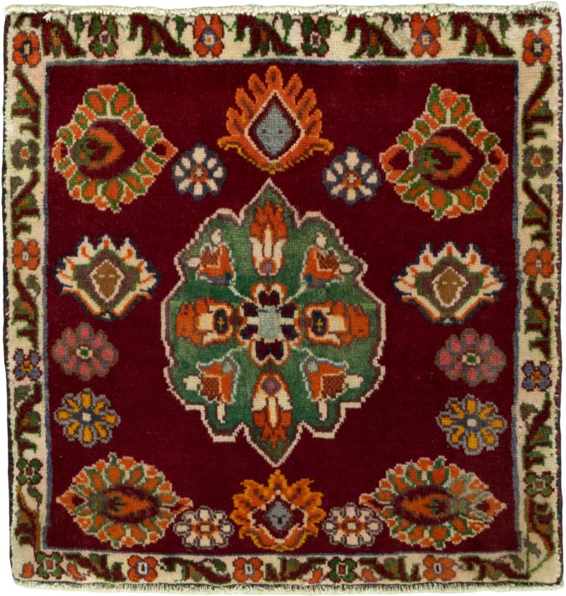 Persian Rug Shiraz 57x57 57x57, Persian Rug Knotted by hand