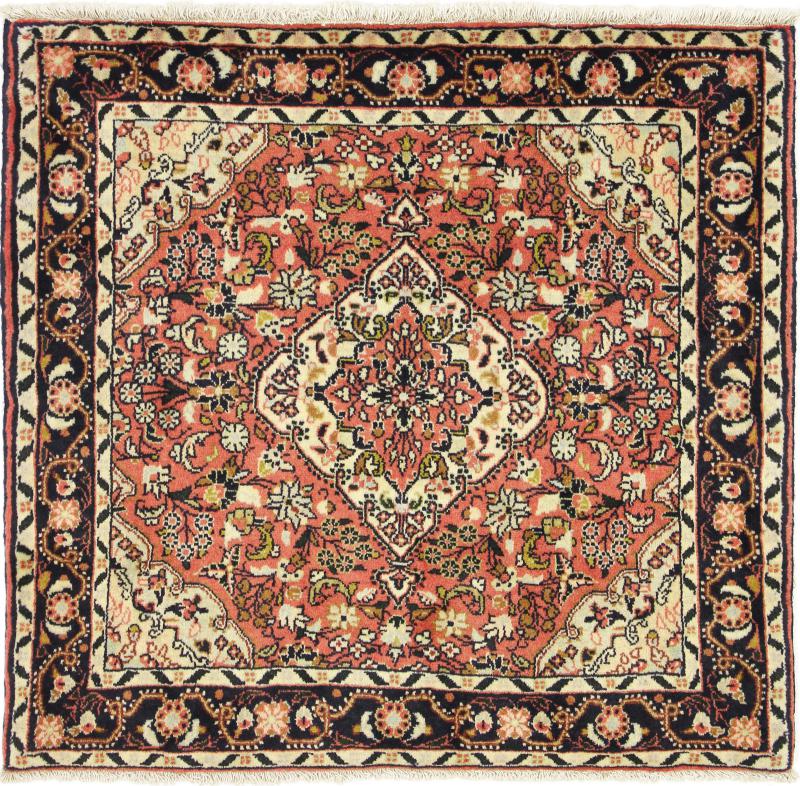 Perzsa szőnyeg Hamadan Sozanibaft 3'3"x3'5" 3'3"x3'5", Perzsa szőnyeg Kézzel csomózva