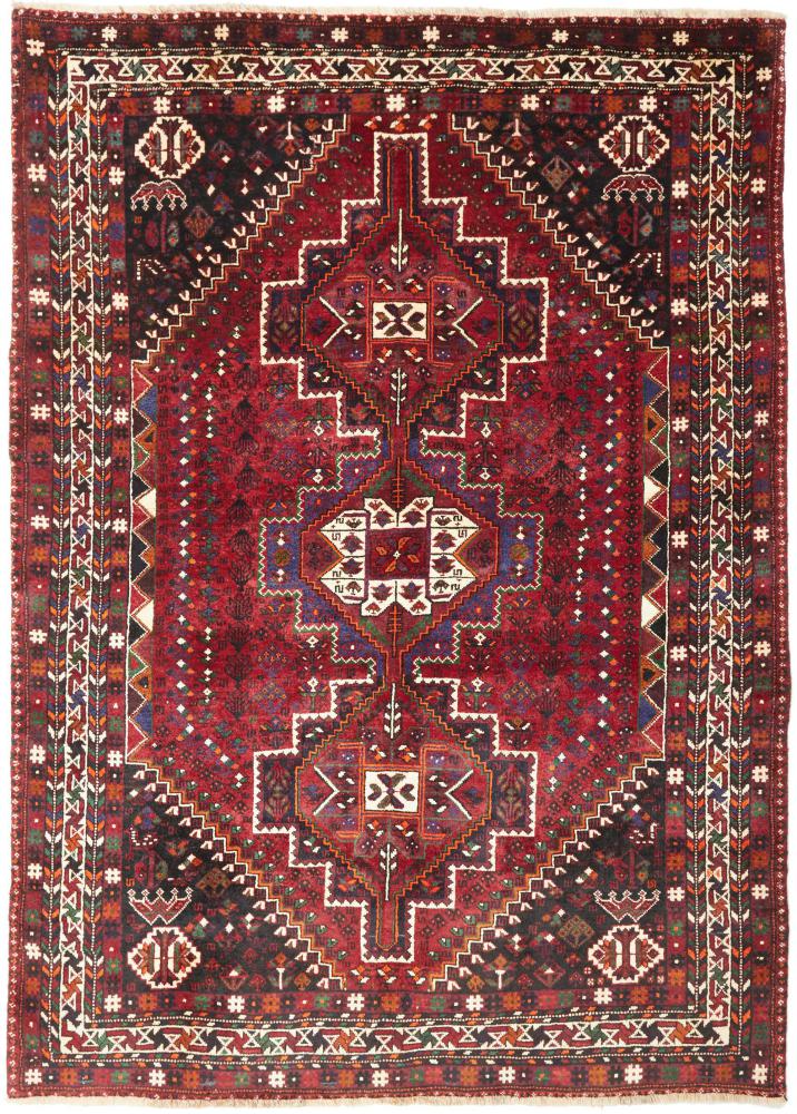Alfombra persa Shiraz 261x187 261x187, Alfombra persa Anudado a mano