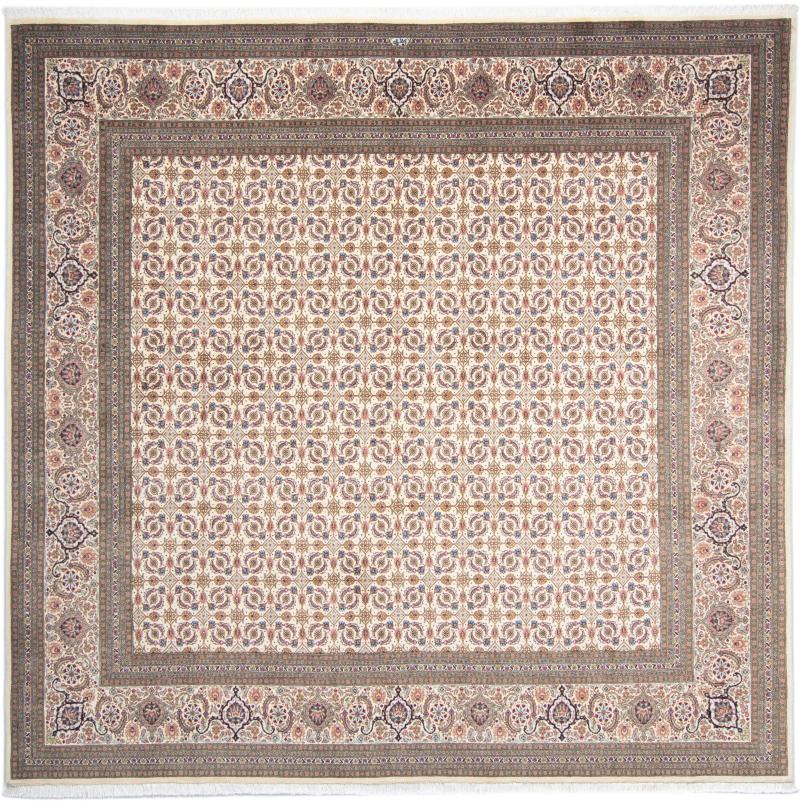 Tapete persa Tabriz 50Raj 247x244 247x244, Tapete persa Atado à mão