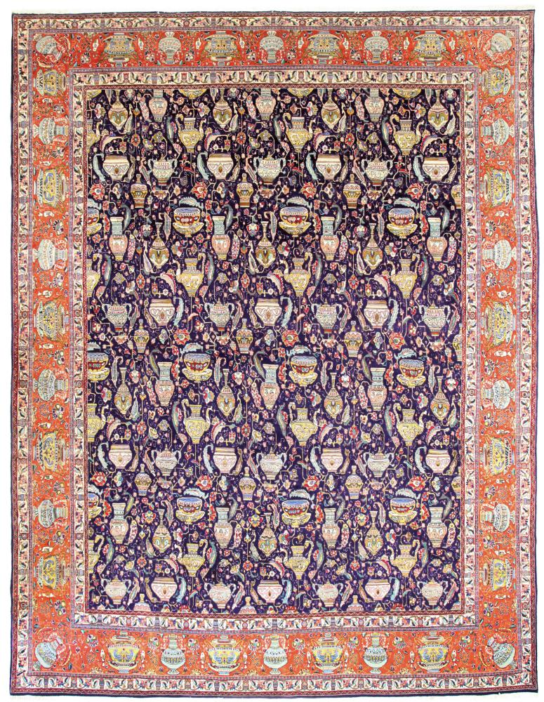 Persisk tæppe Tabriz 416x319 416x319, Persisk tæppe Knyttet i hånden