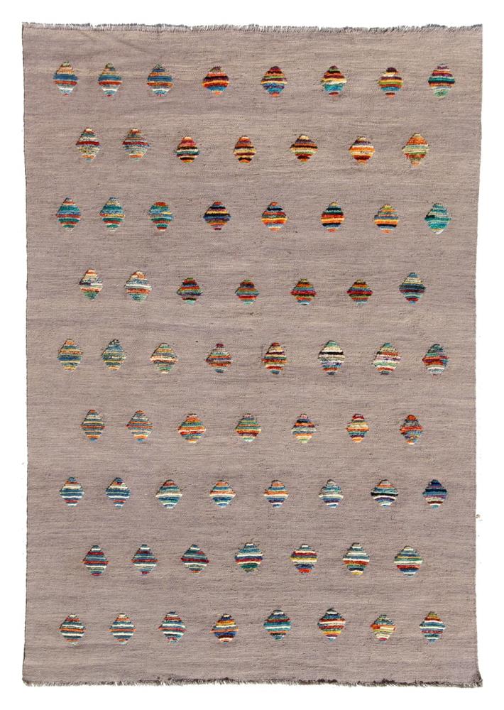 Alfombra afgana Kilim Afghan Nimbaft Edition 225x165 225x165, Alfombra persa Tejido a mano