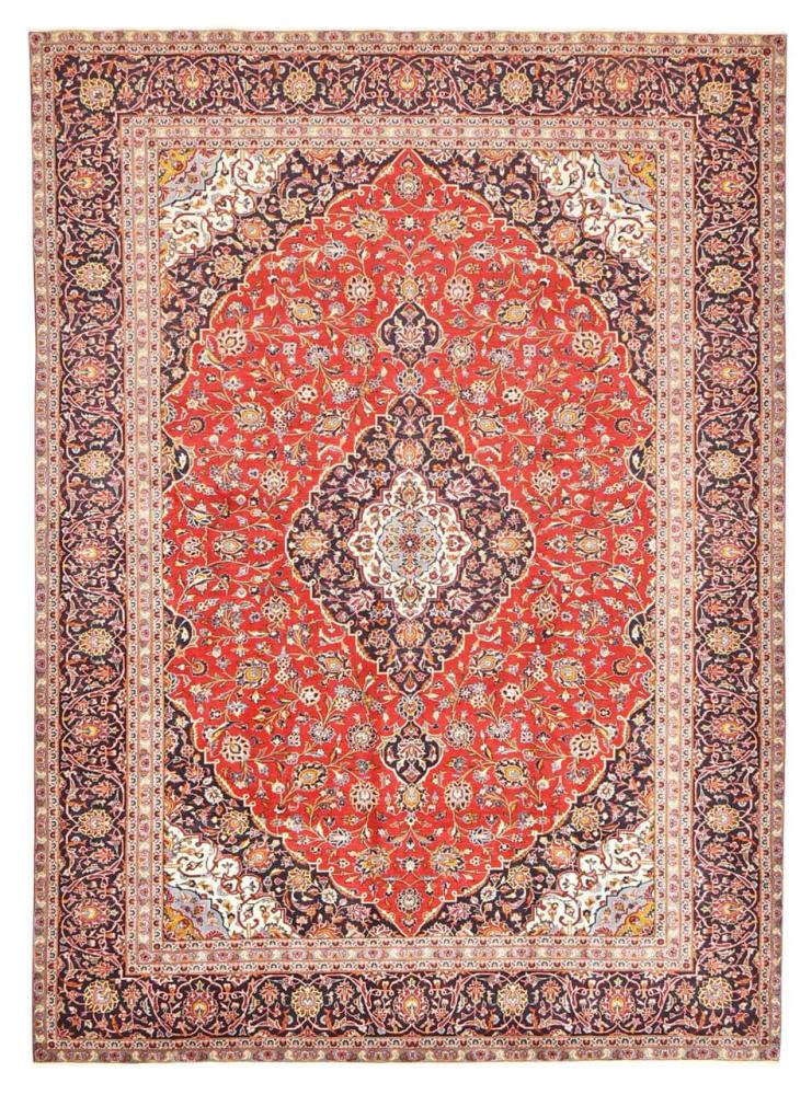 Persian Rug Keshan 387x284 387x284, Persian Rug Knotted by hand