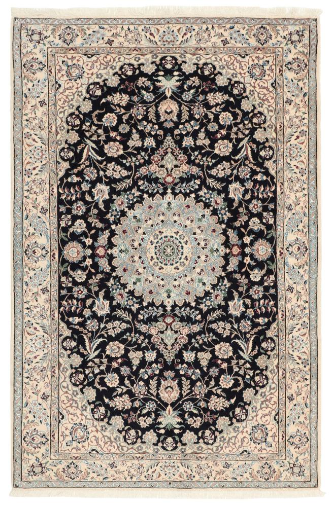 Persian Rug Nain 6La 5'10"x3'10" 5'10"x3'10", Persian Rug Knotted by hand