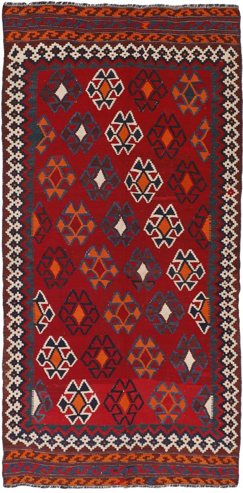 Tapete persa Kilim Fars 262x139 262x139, Tapete persa Tecido à mão