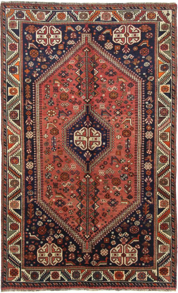 Persisk tæppe Ghashghai 245x149 245x149, Persisk tæppe Knyttet i hånden