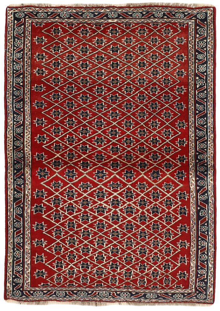 Tapis persan Ghashghai 151x100 151x100, Tapis persan Noué à la main