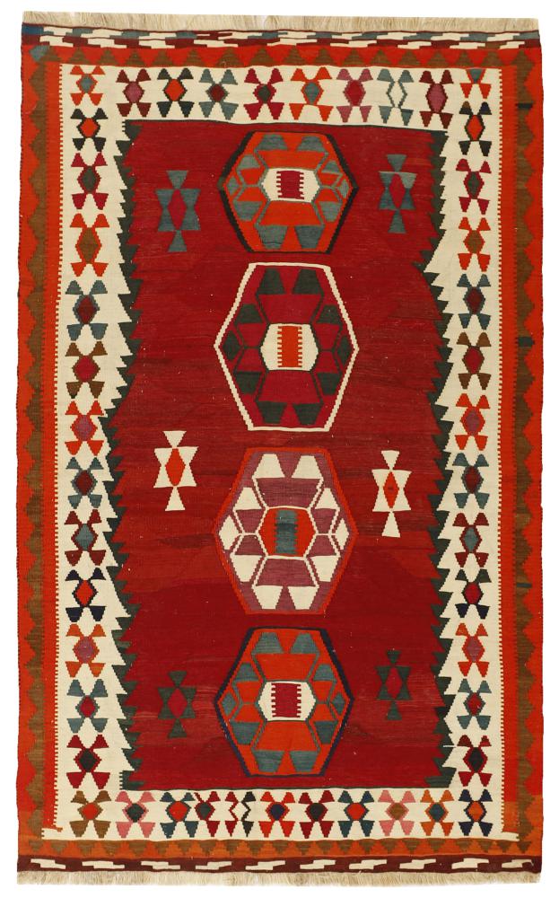 Persian Rug Kilim Fars 7'11"x4'11" 7'11"x4'11", Persian Rug Woven by hand