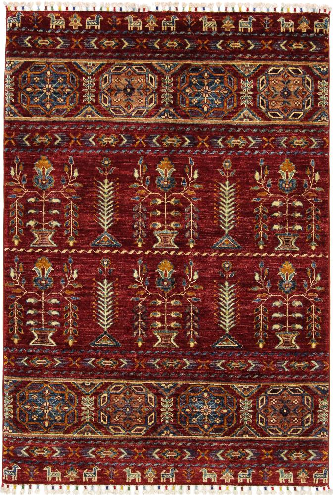 Tapete afegão Arijana Klassik 154x105 154x105, Tapete persa Atado à mão