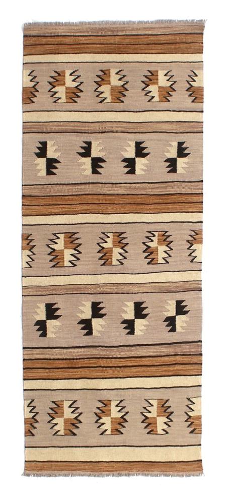 Alfombra afgana Kilim Afghan 204x81 204x81, Alfombra persa Tejido a mano