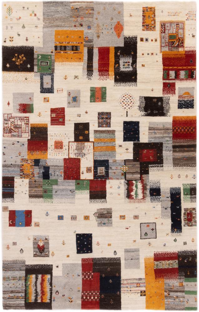 Tapis indien Gabbeh Loribaft 270x171 270x171, Tapis persan Noué à la main