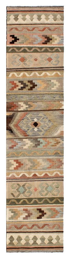 アフガンカーペット キリム アフガン Heritage 394x83 394x83,  ペルシャ絨毯 手織り