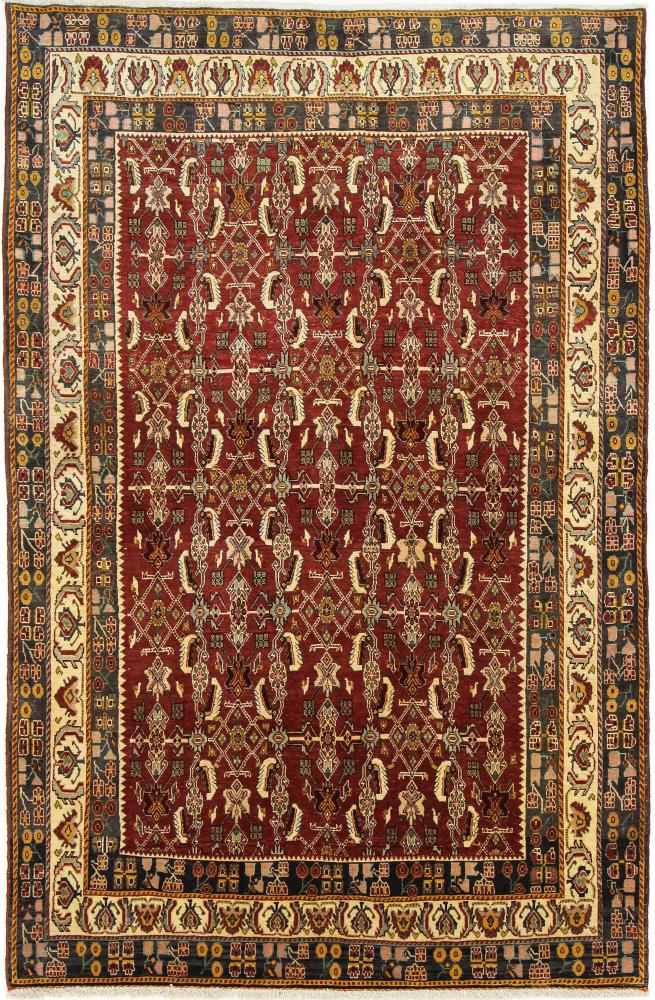 Persisk tæppe Ghashghai 240x156 240x156, Persisk tæppe Knyttet i hånden