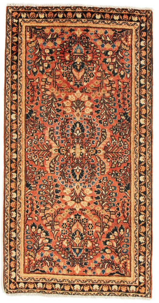 Persisk tæppe Sarough Antikke 120x60 120x60, Persisk tæppe Knyttet i hånden