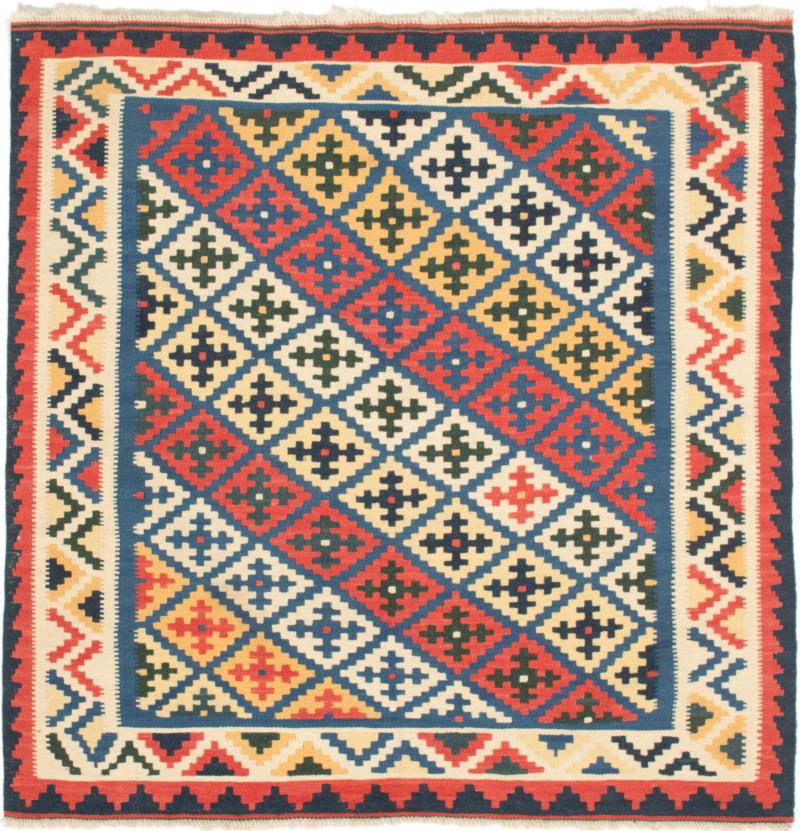 Tapete persa Kilim Fars 103x101 103x101, Tapete persa Tecido à mão