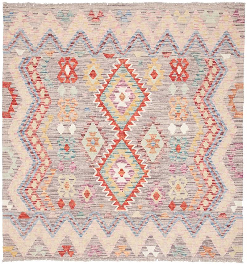 Afghanska mattan Kilim Afghan 155x148 155x148, Persisk matta handvävd 