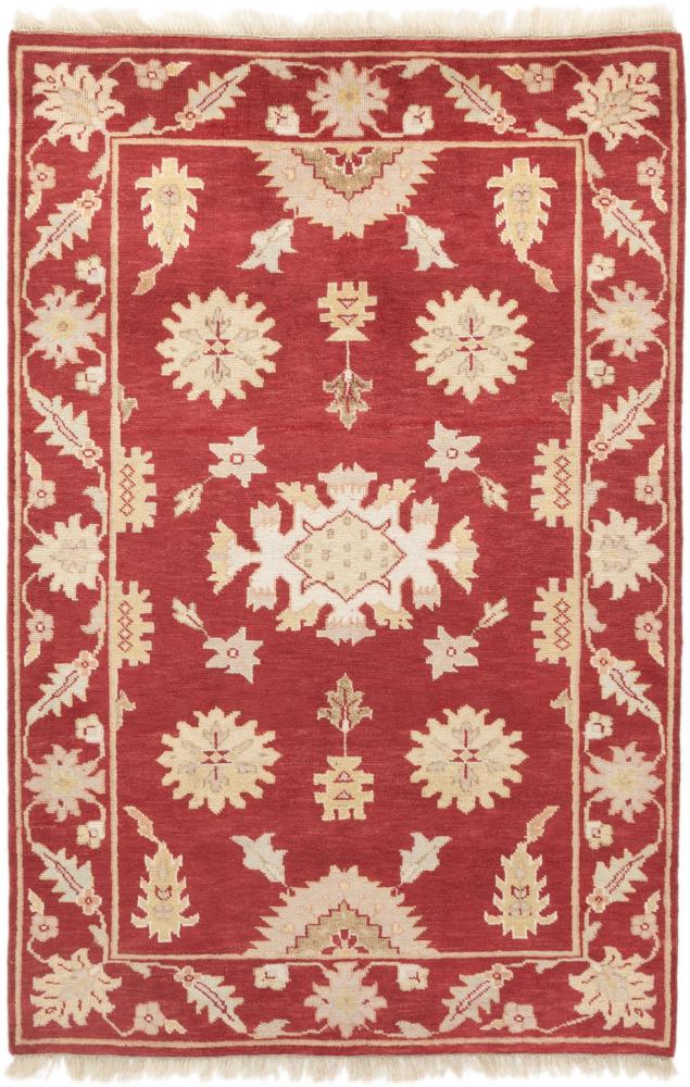 Indo rug Usak 182x122 182x122, Persian Rug Knotted by hand