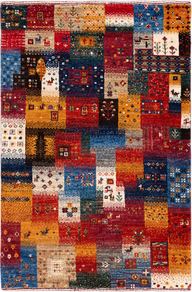 Tappeto persiano Persiano Gabbeh Loribaft Atelier 97x66 97x66, Tappeto persiano Annodato a mano