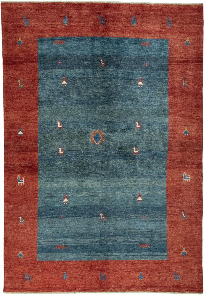 Tapis persan Persan Gabbeh Ghashghai 269x185 269x185, Tapis persan Noué à la main