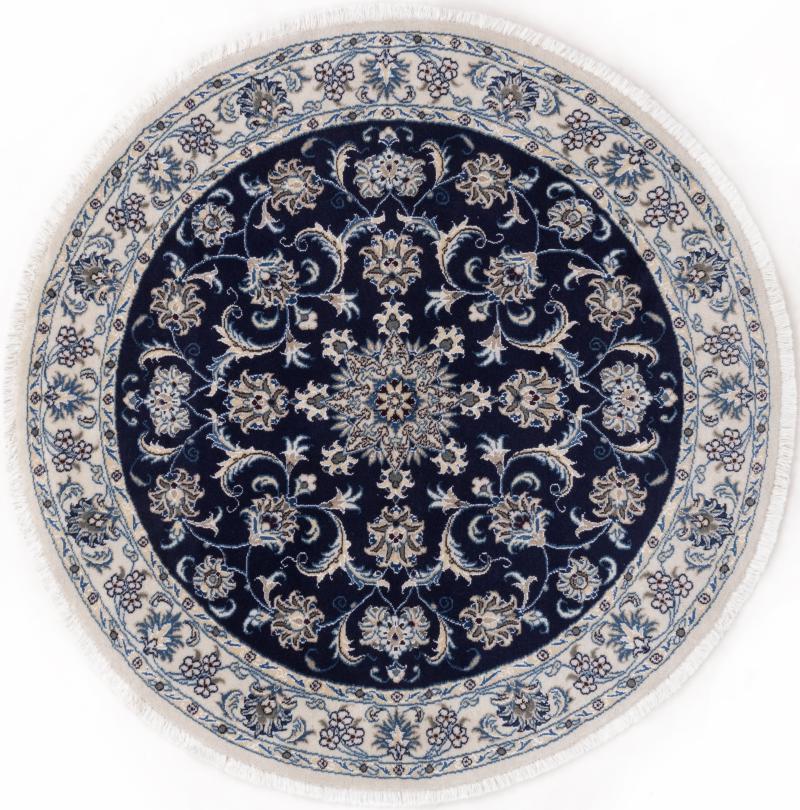 Tappeto persiano Nain 151x151 151x151, Tappeto persiano Annodato a mano