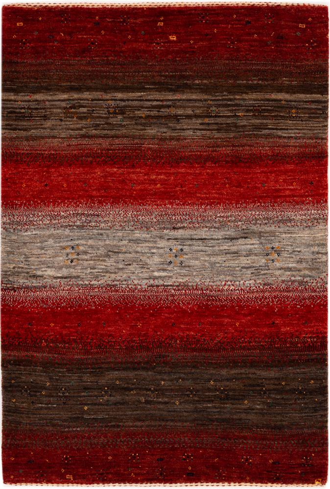 Tapis persan Persan Gabbeh Loribaft Atash 122x84 122x84, Tapis persan Noué à la main