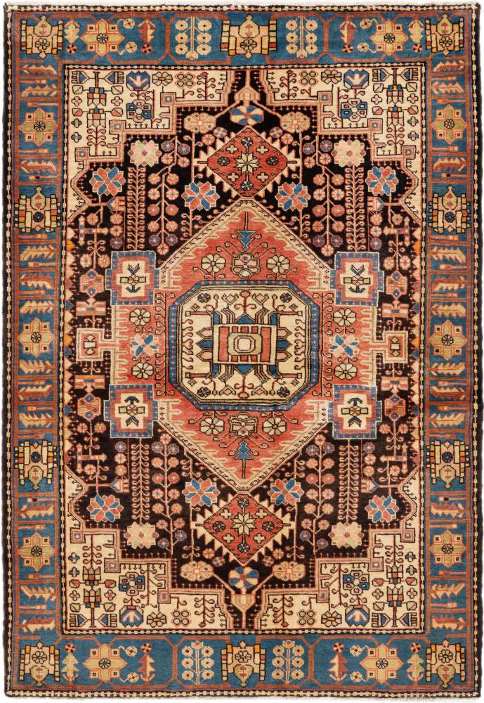Persian Rug Nahavand 202x139 202x139, Persian Rug Knotted by hand