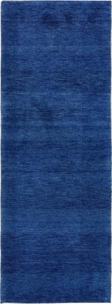 Indo rug Gabbeh 6'6"x2'5" 6'6"x2'5", Persian Rug Knotted by hand