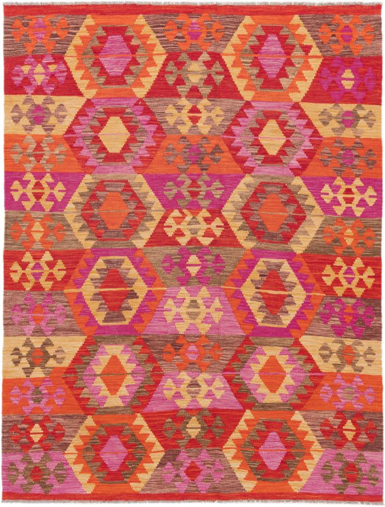 Tapete afegão Kilim Afegão 200x152 200x152, Tapete persa Tecido à mão