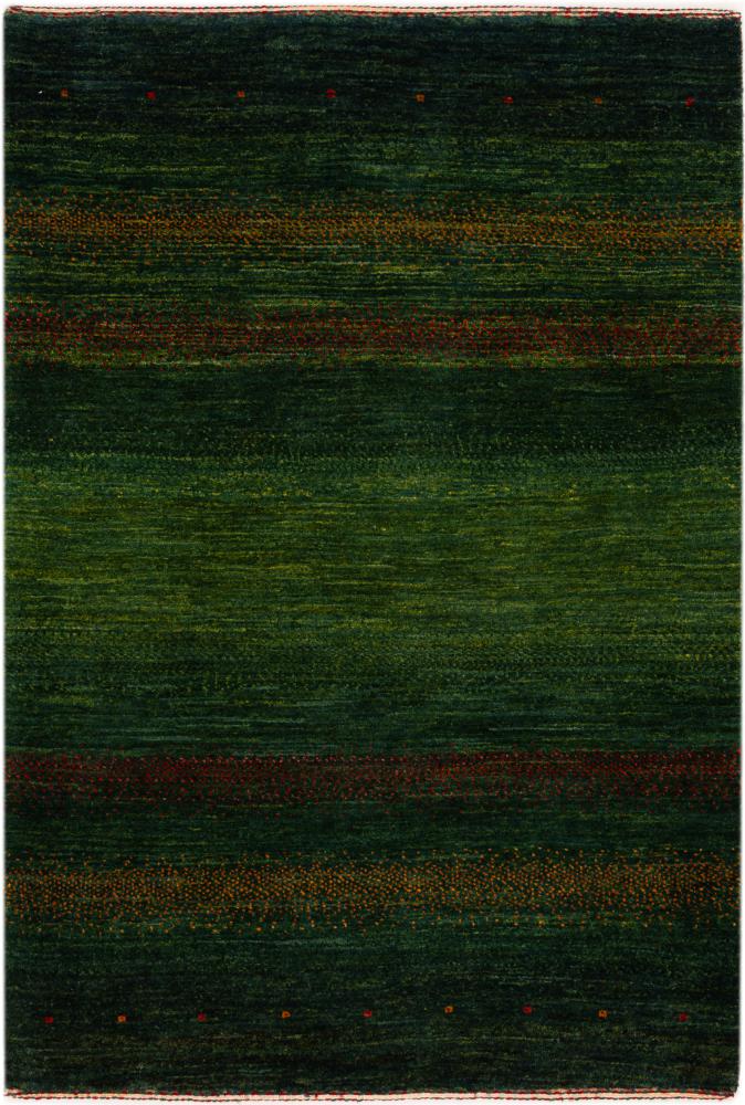 Alfombra persa Persia Gabbeh Loribaft Atash 121x83 121x83, Alfombra persa Anudado a mano