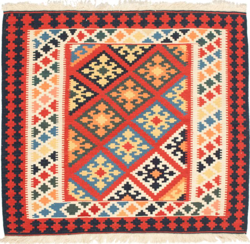 Tapete persa Kilim Fars 102x94 102x94, Tapete persa Tecido à mão