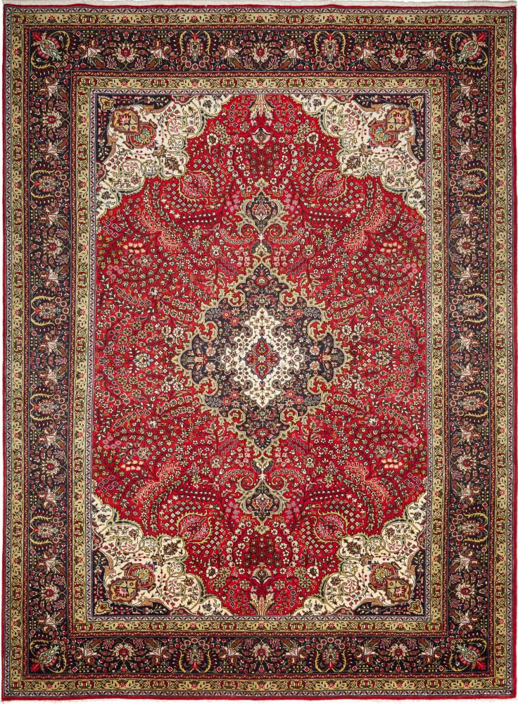 Tapete persa Tabriz 339x253 339x253, Tapete persa Atado à mão