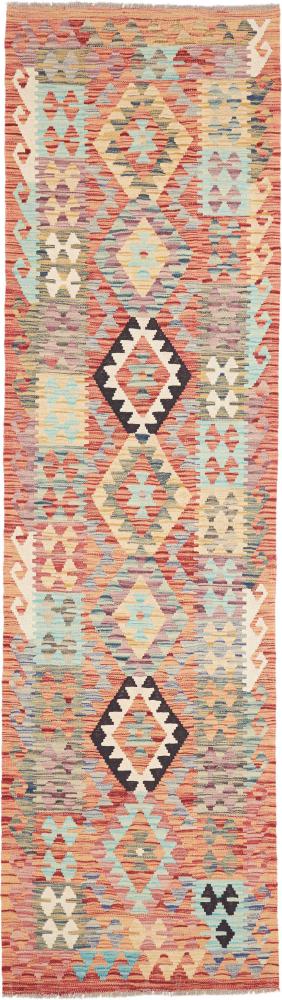 Afghanischer Teppich Kelim Afghan 303x86 303x86, Perserteppich Handgewebt