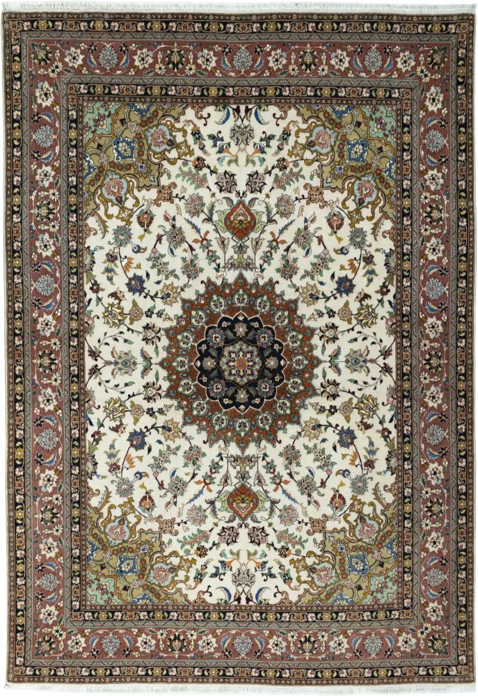 Tapis persan Tabriz 50Raj 217x154 217x154, Tapis persan Noué à la main