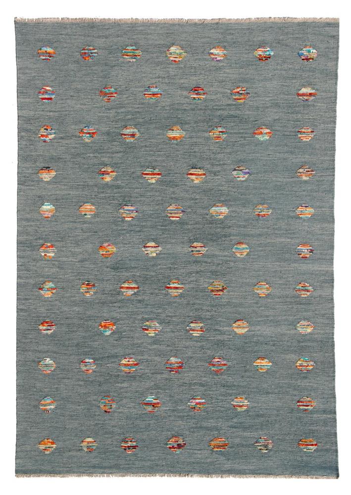 Alfombra afgana Kilim Afghan Nimbaft Edition 242x177 242x177, Alfombra persa Tejido a mano